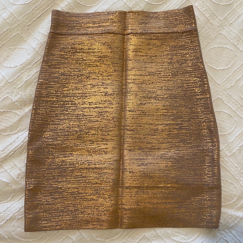 BCBGMaxazria Sylvia Bandage Skirt Sz S - Picture 2 of 5